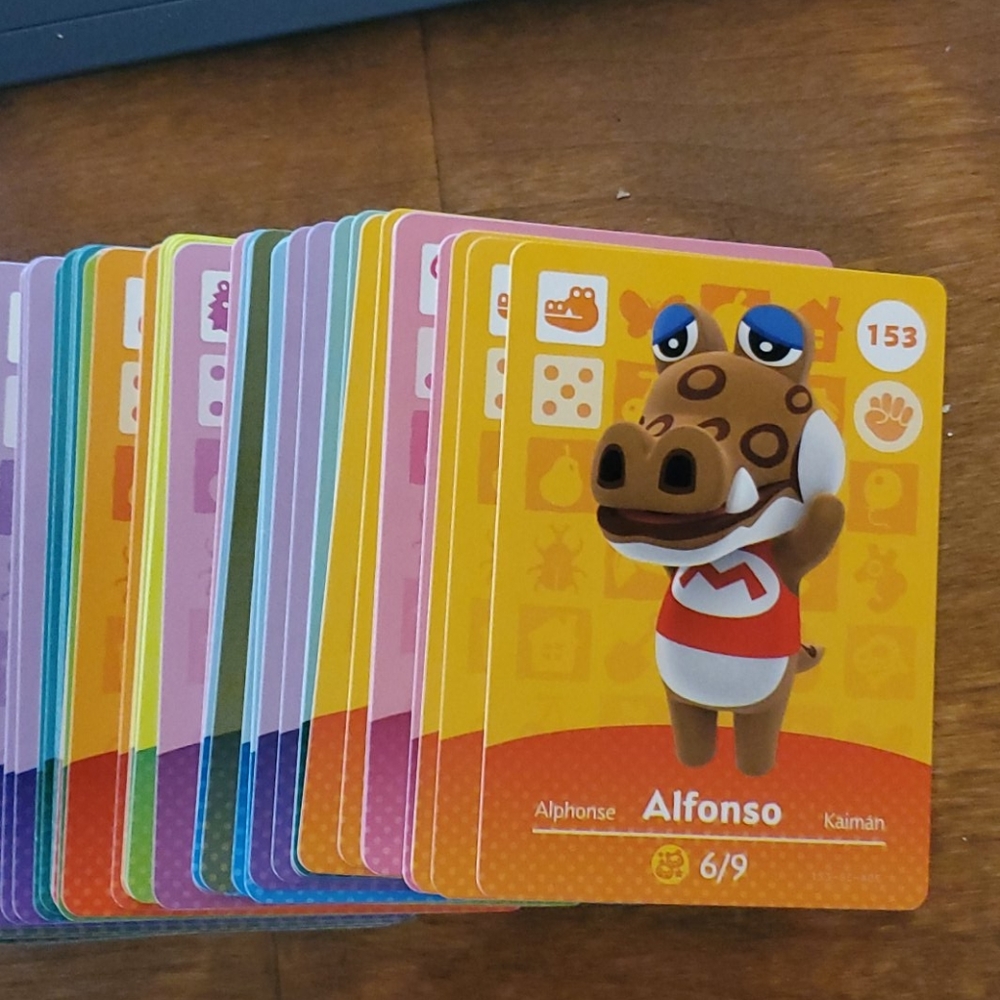 Animal crossing Amiibo Cards A-I